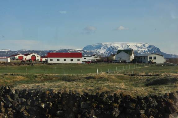 Fazenda e restaurante em Myvatn, no nordeste da Islândia